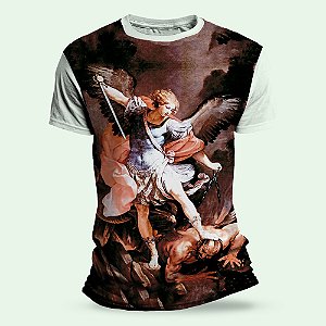 Camiseta Religiosa Católica - São Miguel Arcanjo II