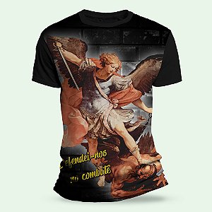 Camiseta Religiosa Católica - São Miguel Arcanjo
