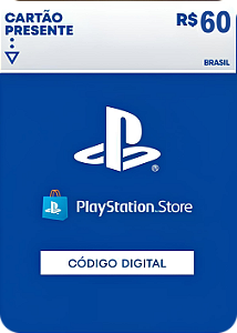 R$60 PlayStation Store - Gift Card Digital