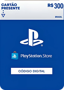 R$300 PlayStation Store - Gift Card Digital