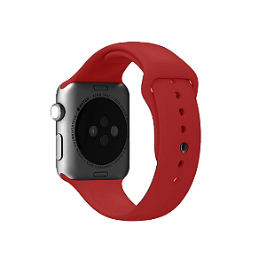 Pulseira para Apple Watch Silicone Cor:Vermelho;Tamanho:38/40/41/42 mm (série 10