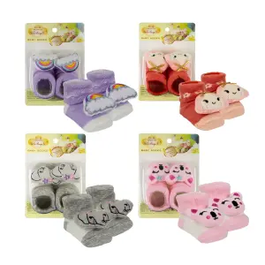 Meia para bebê Cores Sortidas 5cm