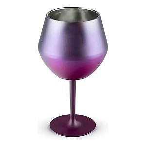 Taça Térmica Haste Removível Isolamento Drink Copo Cor:Roxo