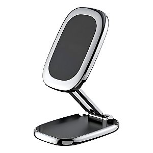 Mini Suporte Magnético Celular Carro Mesa Dobrável