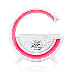 Caixa De Som Bluetooth Carregamento Por Indução Luminária Bluetooth Portátil