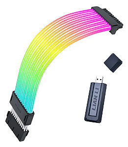 Cabo Extensor Lian Li Strimer Wireless, ARGB, 24 Pinos