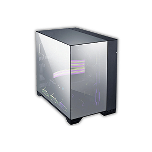 GABINETE GAMER BLUECASE PANORÂMICO VEGAS (PRETO)