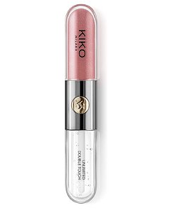 Unlimited Double Touch,KIKO MILANO, Batom e Gloss Cor: 112 Satin Peach Rose
