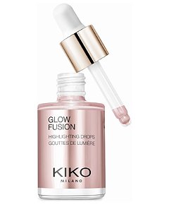 Glow Fusion Highlighting Drops Kiko Milano, Iluminador Cor: 01 Platinum Rose