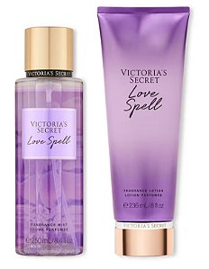 Kit Body Splash + Body Lotion Love Spell Victoria's Secret 250ml+236ml