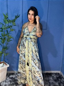 Vestido Longo Frente Única