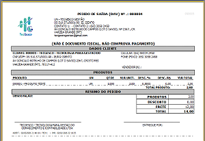 Relatório (Layout) Pedido Saida (090005)