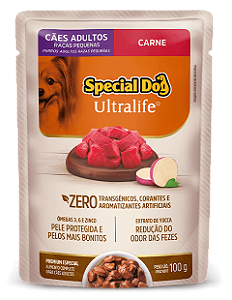 Sachê Special Dog Ultralife Carne 100g para Cães Pequenos