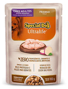 Sachê Special Dog Ultralife Adultos Raças Pequenas Frango 100g
