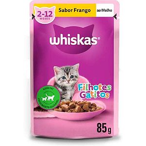 Sachê Whiskas Gatos Filhotes Sabor Frango 85g