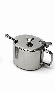 Açucareiro de Inox 220ml com colher - Top Chef
