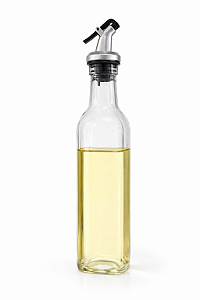 Galheteiro de Vidro com Bico Dosador para Azeite e Vinagre