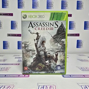 Assassin's Creed III - XBOX 360 (BR/Sem manual)