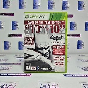 Batman Arkham City GOTY - XBOX 360 (Capa USA/Jogo BR)