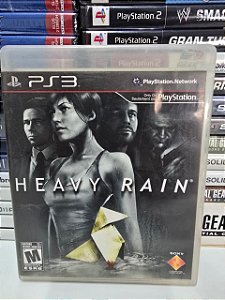 Heavy Rain - PS3 (USA/Sem manual e detalhe disco)