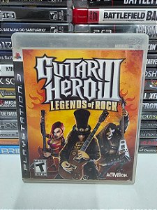 Guitar Hero III Legends of Rock - PS3 (USA/Sem manual)
