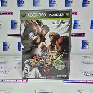 Street Fighter IV Platinum Hits - XBOX 360 (USA/Novo)