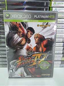Street Fighter IV Platinum Hits - XBOX 360 (USA/Novo)