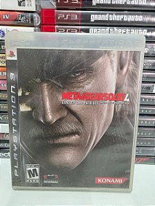 Metal Gear Solid 4 - PS3 (Manual rasgado e capa quebrada)
