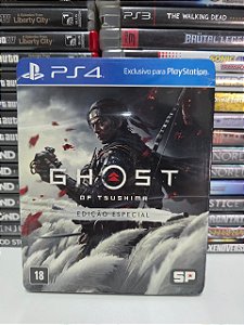 Ghost of Tsushima Steelbook - PS4 (BR/Novo)