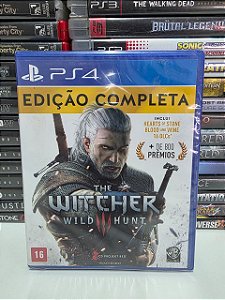 The Witcher 3 Wild Hunt Edição Completa - PS4 (BR/Novo)