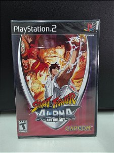 Street Fighter Alpha Anthology - PS2 (USA/Novo)