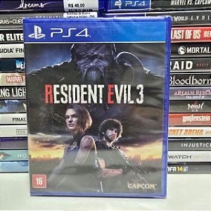 Resident Evil 3 - PS4 (BR/Novo)