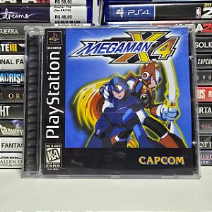 Mega Man X4 - PS1 (USA/Capa repro)