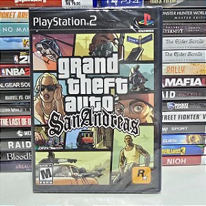 Grand Theft Auto San Andreas - PS2 (USA/Novo)