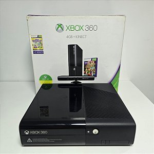 Xbox 360 4GB + Kinect (BR/CIB)