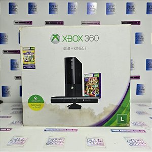 Xbox 360 4GB + Kinect (BR/CIB)