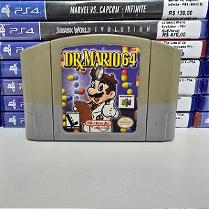 Dr. Mario 64 - N64 (BR/Trava quebrada)