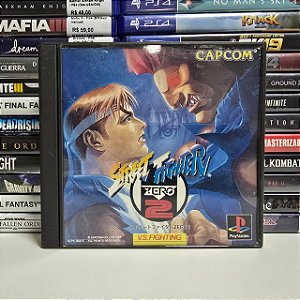 Street Fighter Zero 2 - PS1 (JP/Capa quebrada)