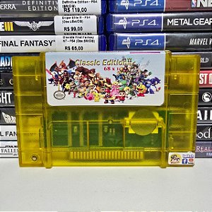 Cartucho multijogos 68 em 1 - SNES (Loose)