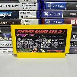 Multijogos Forever Games 852 em 1 - FC (Paralelo/Loose)