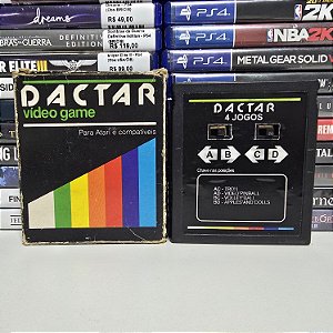 Multijogos Dactar 4 jogos - Atari (BR/Loose)