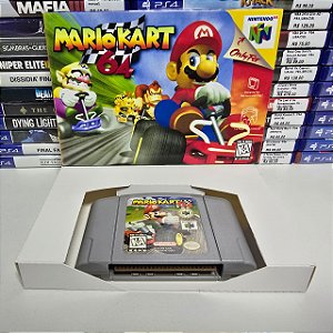 Mario Kart 64 - N64 (USA/Caixa repro/Sem manual)