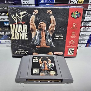WF War Zone - N64 (BR/Caixa de locadora)