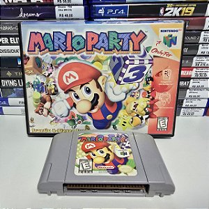 Mario Party - N64 (USA/Caixa de locadora)