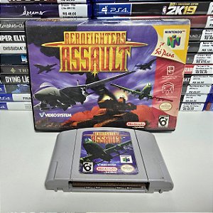 Aerofighters Assault - N64 (BR/Caixa de locadora/Sem manual)