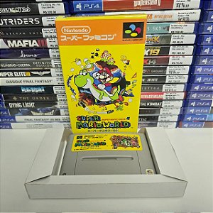 Super Mario World - SFC (JP/Caixa repro/Sem manual)