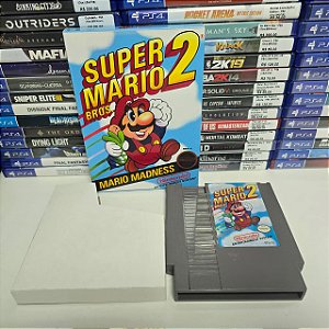 Super Mario Bros. 2 - NES (USA/Caixa repro/Sem manual)