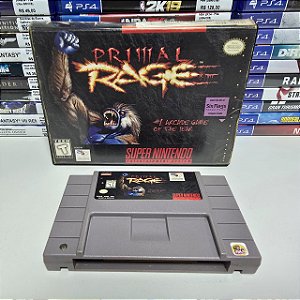 Primal Rage - SNES (USA/Caixa de locadora/Sem manual)