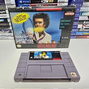 International Tennis - SNES (USA/Caixa de locadora/Sem manual)