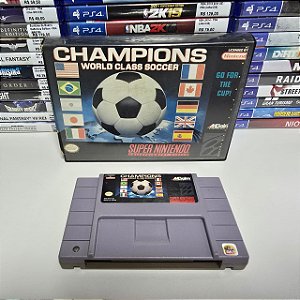 Champions W. C. S. - SNES (USA/Caixa de locadora/Sem manual)